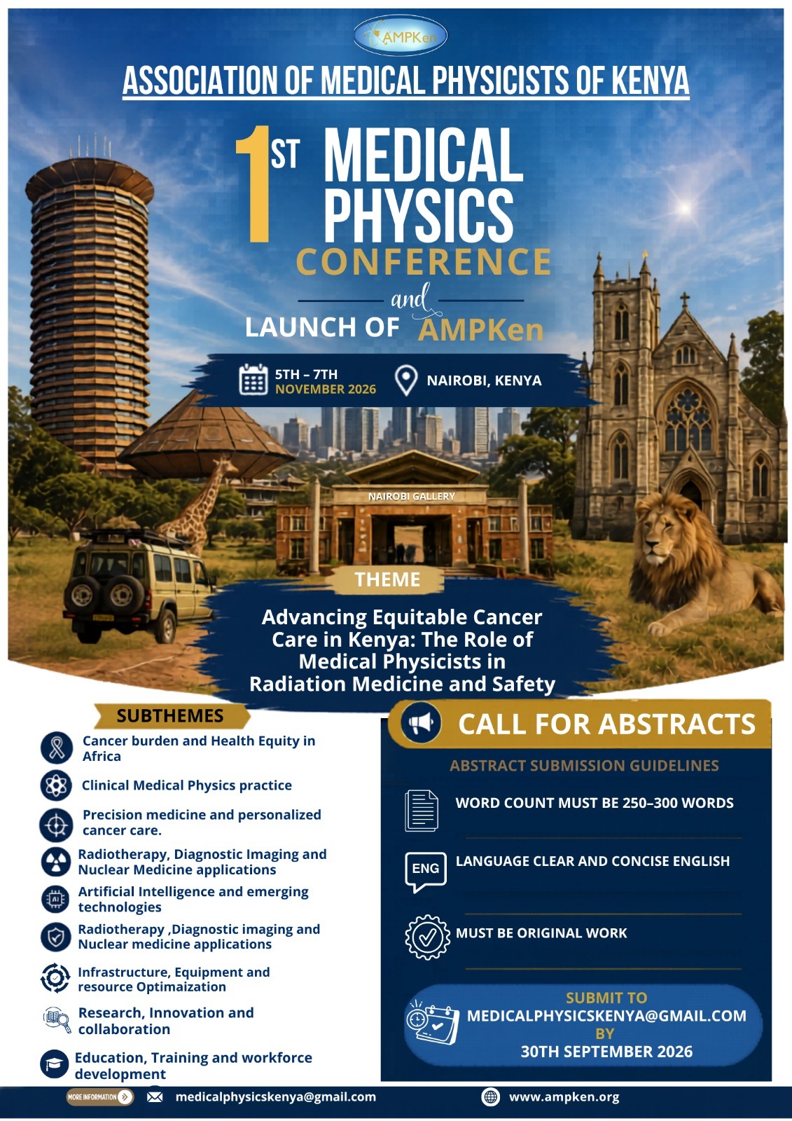 1st AMPKen Medical Physics Conference 2026